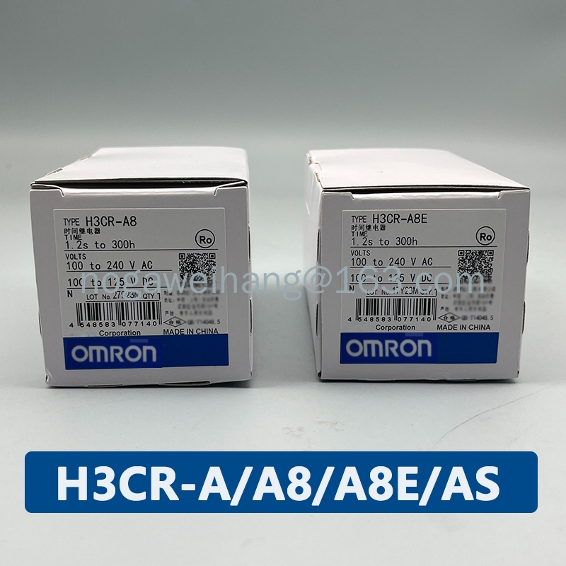 Rơle thời gian Omron H3CR-A H3CR-A8 H3CR-A8E 12-48VDC 100-240VAC