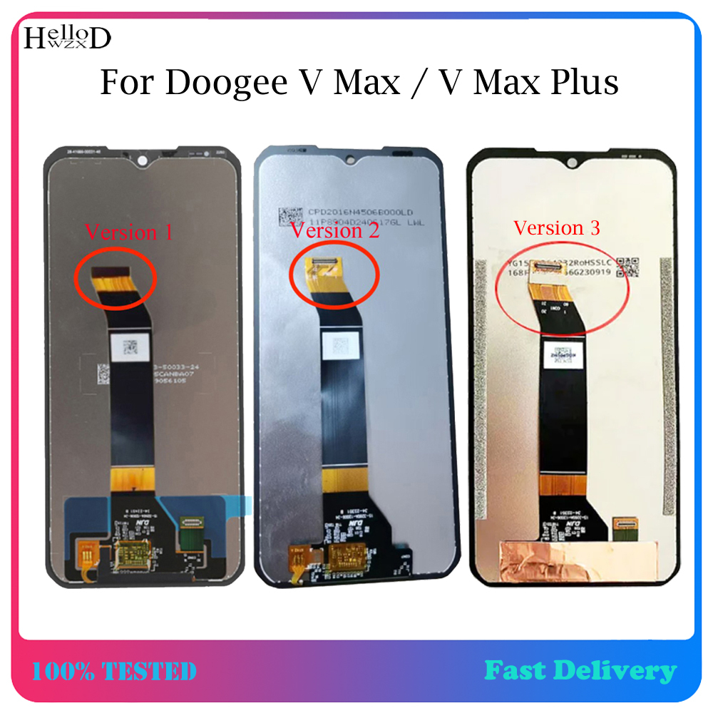 LCD Cho Doogee V Max V Max Plus Màn Hình LCD Màn Hình Cảm Ứng Bộ Số Hóa Lắp Ráp Thay Thế