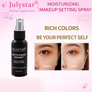 【NEW Julystar Dưỡng ẩm Xịt Khoá Makeup 50ML  -  Sịt Khoá Nền - Làm Mới Và Dưỡng ẩm Xịt Khoá - Xịt Khoáng - Xách Tay Xịt Khoáng Dưỡng ẩm - Kiểm Soát Dầu Xịt Khoá Makeup - Lâu Trôi Và Không Bị Khôxịt Khóa Nền