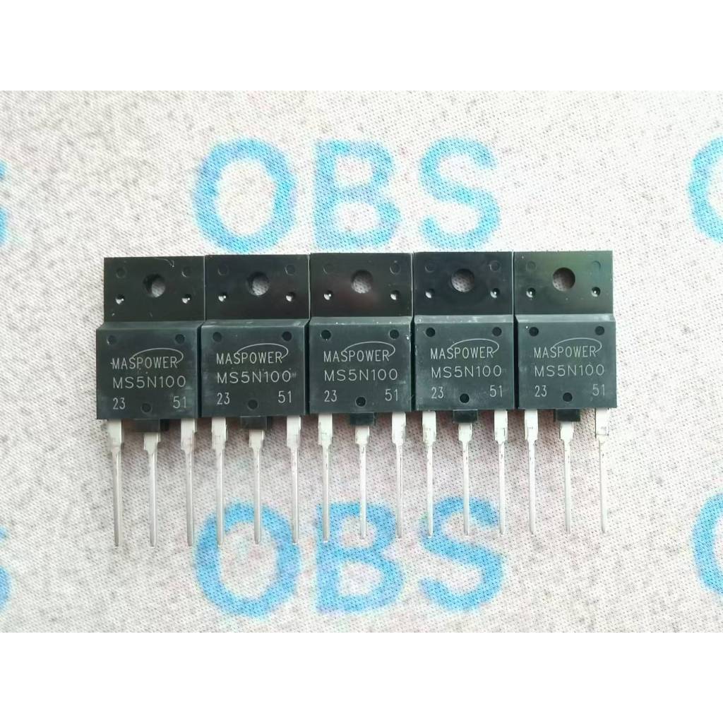 ((5 cái) MS5N100 Ống hiệu ứng trường hoàn toàn mới nhập khẩu chính hãng TO-3PF