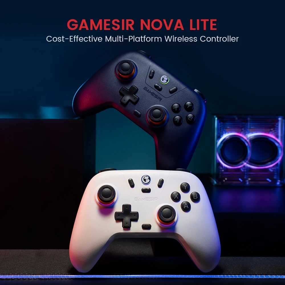 Tay cầm chơi Game không dây GameSir Nova Lite, Bộ điều khiển trò chơi cho Switch, Android, iOS, PC v