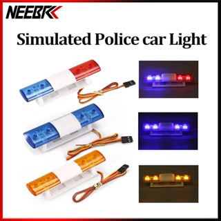  Neebrc RC Đèn LED Mô Phỏng Cảnh Sát Đèn Flash Báo Động Siêu Sáng Cho 1   10 1   8 Xe Traxxas CC01 4WD Trục SCX10 Tamiya Đồ Chơi Mô Hình 