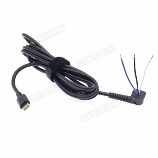 Usb Loại C Cáp Sạc DC Jack Cắm Bộ Chuyển Đổi Nguồn Cáp Cho Laptop Lenovo 45w 65w Adapter USB C Dây Kết Nối Nguồn 1.8m