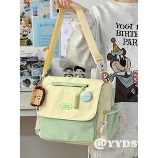 Túi đeo vai nylon thời trang phong cách Hàn Quốc sức chứa lớn thiết kế đa chức năng nam nữ với túi đeo vai bên vải canvas