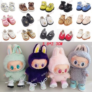 15cm 17cm Giày Labubu V1 V2 có ghế quần áo búp bê macaron Phụ kiện giày & Monchhichi & StellaLou & Giày đồ chơi EXO / Cotton 10cm