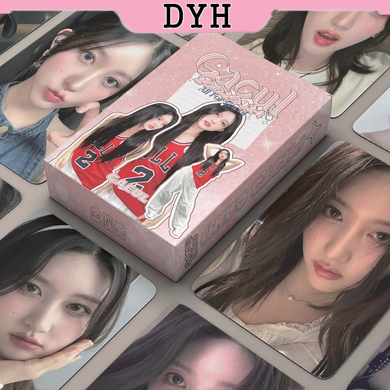 50 Cái / hộp IVE Gaeul Laser Card Photocards Holographic LOMO Card KPOP Album