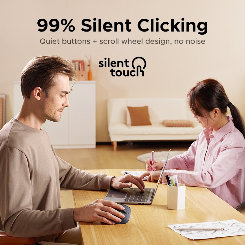 Ugreen Dọc 4000DPI 2.4G Chuột Nhấp chuột im lặng không dây tiện dụng 4 tốc độ có thể điều chỉnh 10M truyền ổn định | BigBuy360 - bigbuy360.vn