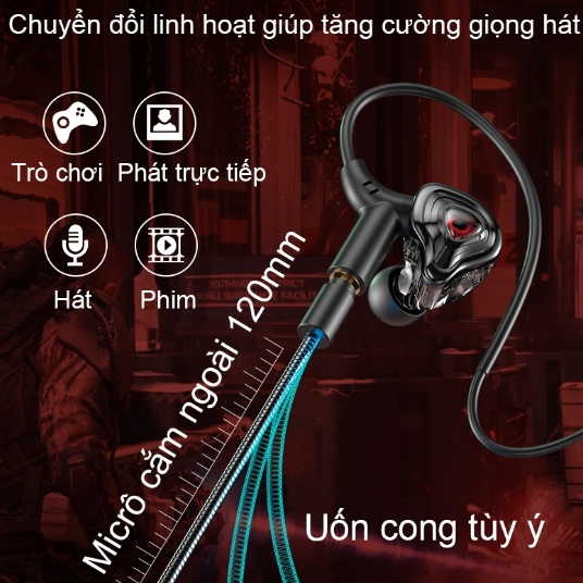 Sprise G59 Bass Có Dây Tai Nghe Chơi Game Với Mic Kép Khử Tiếng Ồn HiFi PC Tai Nghe Để Bàn Tai Nghe Tai Nghe Đa Năng 3.5mm / TypeC | BigBuy360 - bigbuy360.vn