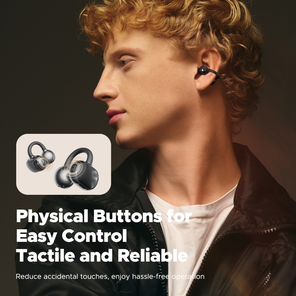 Soundpeats POP Clip Bluetooth 5.4 Tai nghe kẹp Tai nghe không dây Tai nghe Kết nối nhiều điểm | BigBuy360 - bigbuy360.vn