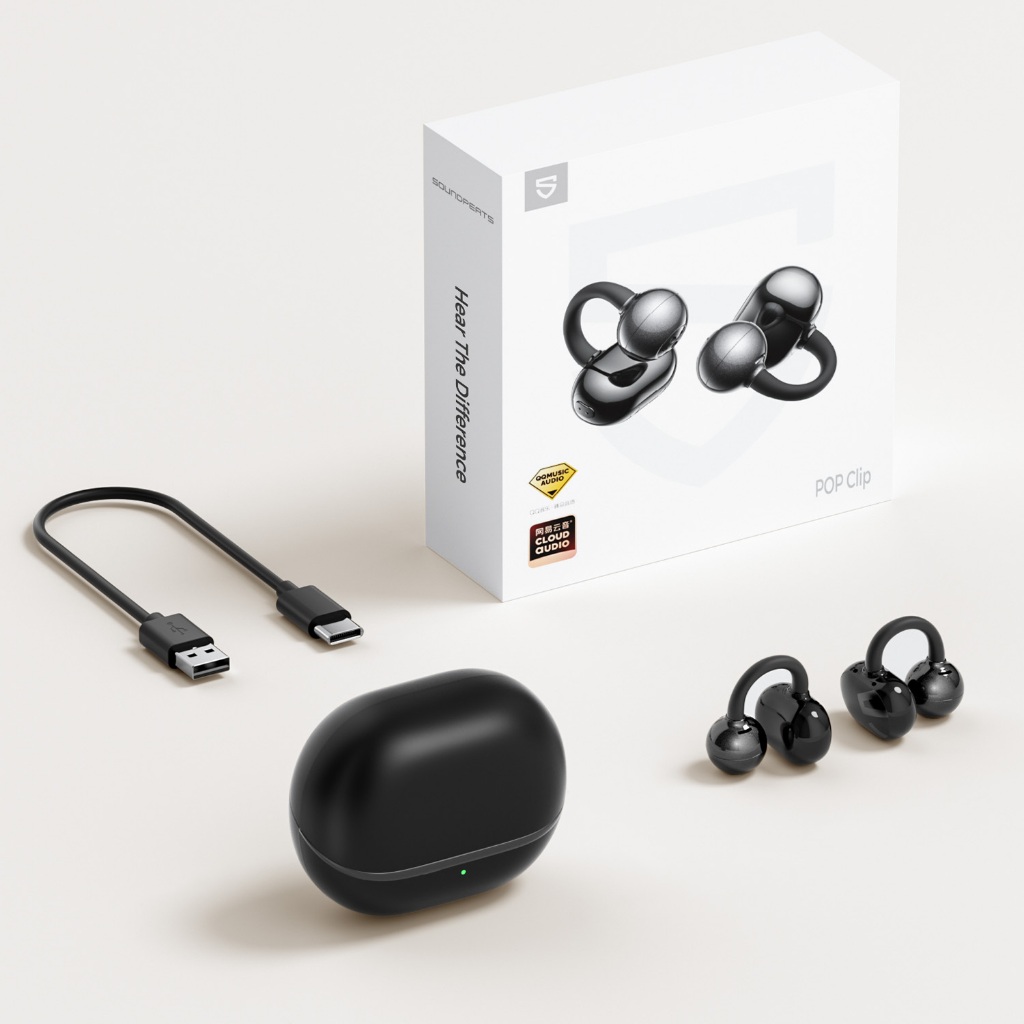Soundpeats POP Clip Bluetooth 5.4 Tai nghe kẹp Tai nghe không dây Tai nghe Kết nối nhiều điểm | BigBuy360 - bigbuy360.vn