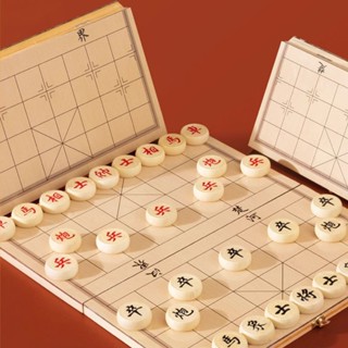 Bộ Cờ Tướng M&G, Bàn Cờ Gỗ Chống Nước Có Thể Gấp Gọn, Quân Cờ Làm Từ Gỗ Bạch Dương