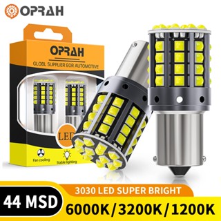 Oprah 2 Chiếc 1156 BA15S P21W 1156 BAU15S PY21W 1157 Bay15d T20 7440 7443 LED Tín Hiệu Biến Siêu Sáng 3030 44SMD Đèn LED Đuôi Phanh Đèn Đảo Chiều Bóng Đèn Ô Tô