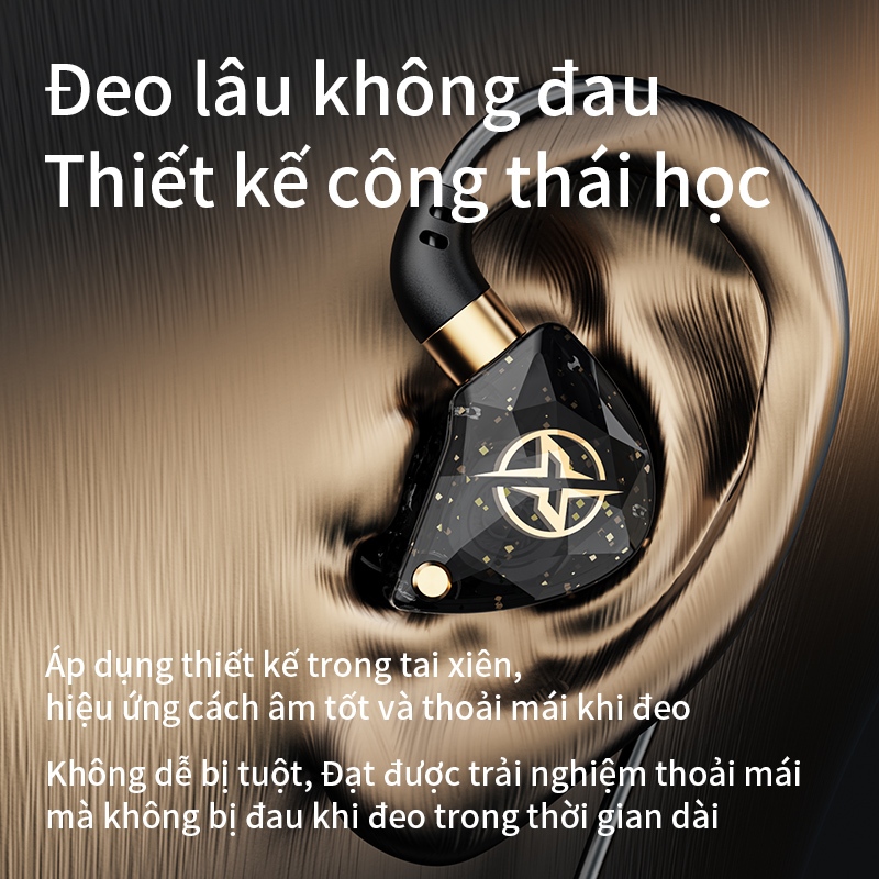 Tai nghe nhét tai SPRISE X6 có dây tích hợp mi cờ rô âm lượng điều chỉnh được cao cấp | BigBuy360 - bigbuy360.vn