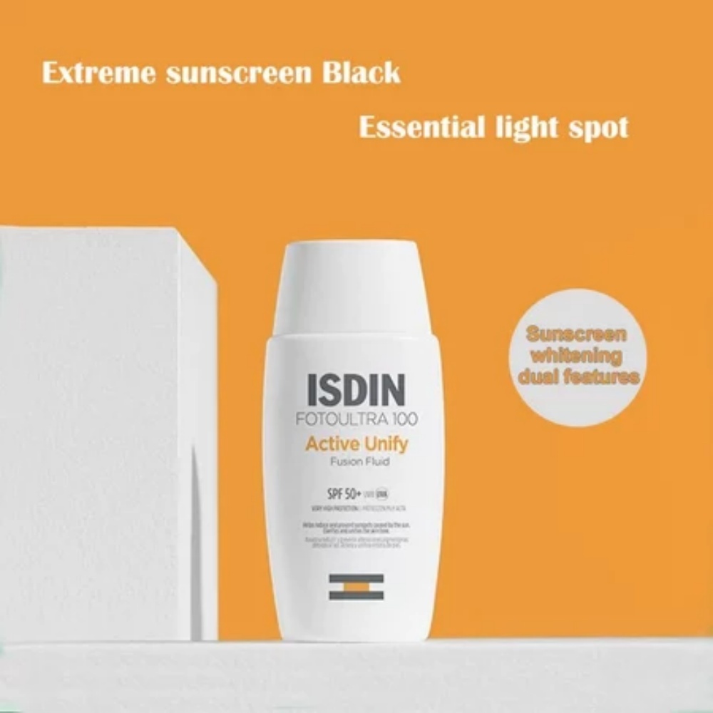 Kem chống nắng ISDIN Fotoultra 100 Active Uniify Color Spf 50 + 50ml