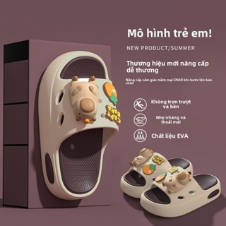  Dép EVA Cho Bé Capybara Dễ Thương – Dép Đi Trong Nhà Ngoài Trời Mềm Mại Chống Trượt Mùa Hè 
