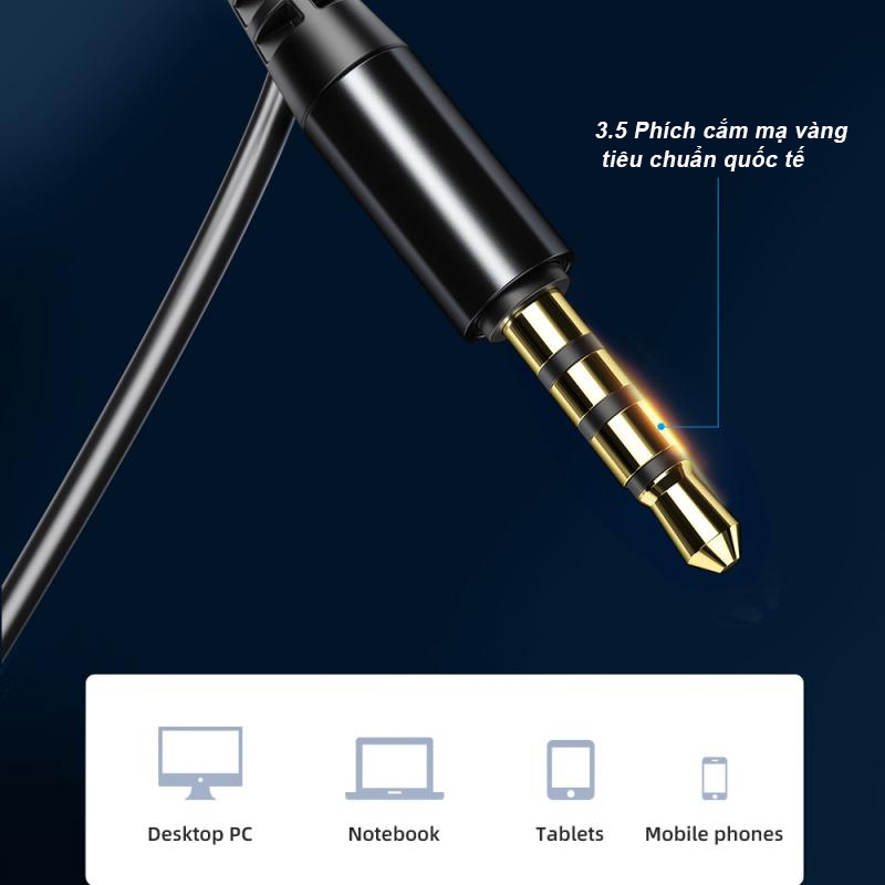 Tai nghe nhét tai SPRISE có dây android tích hợp micro chống ồn và nút điều khiển âm lượng tiện lợi | BigBuy360 - bigbuy360.vn