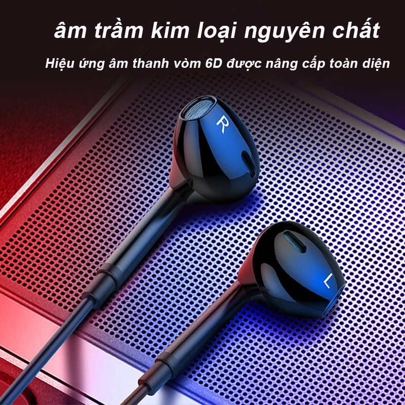 Tai nghe nhét tai SPRISE có dây android tích hợp micro chống ồn và nút điều khiển âm lượng tiện lợi | BigBuy360 - bigbuy360.vn