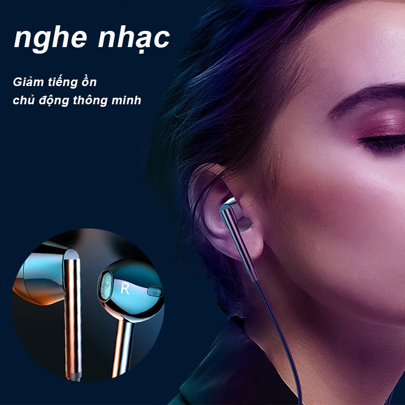 Tai nghe nhét tai SPRISE có dây android tích hợp micro chống ồn và nút điều khiển âm lượng tiện lợi | BigBuy360 - bigbuy360.vn