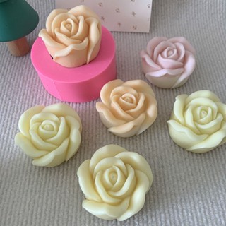 3d Hoa Hồng Khuôn Silicon Mousse Bánh Sô Cô La Trang Trí Khuôn Xà Phòng Handmade