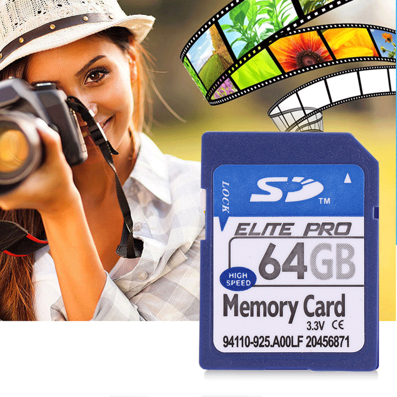 (Độc đáo) 1GB 2GB 4GB 8GB 16GB 32GB 64GB Thẻ nhớ Flash kỹ thuật số an toàn mới