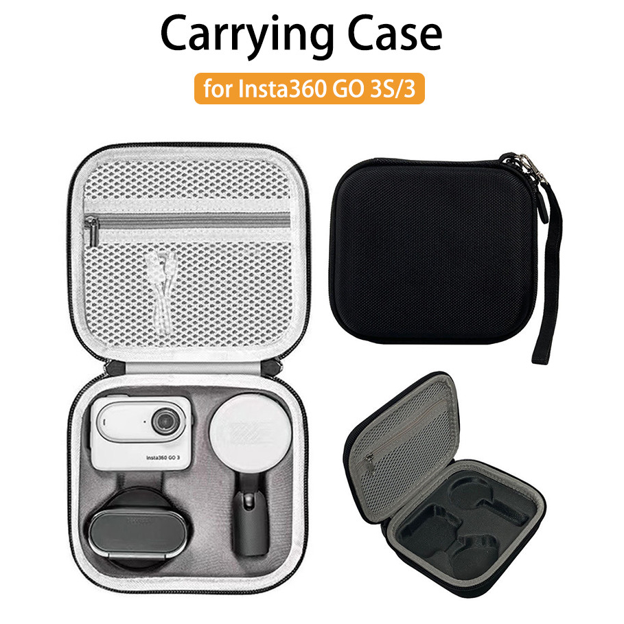 Hộp đựng cho Insta360 GO 3S Hành động, Túi lưu trữ Hộp bảo vệ Mini Tương thích cho phụ kiện máy ảnh 