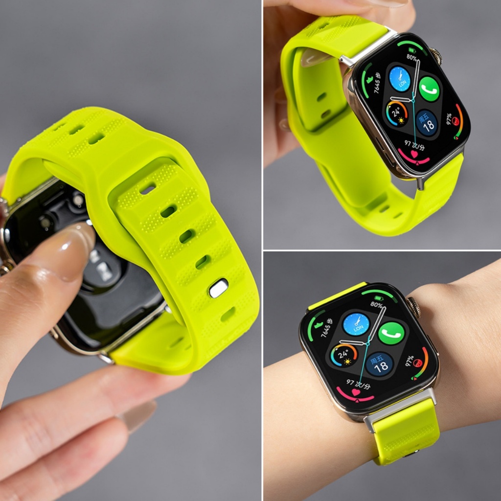 Huawei Watch Fit 3 Wave Dây đeo silicon thể thao cho Huawei Fit3 Vòng đeo tay thay thế cho phụ kiện 