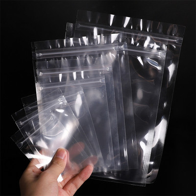 Beadia 10-20 miếng Túi ziplock trong suốt cao PE để sử dụng hàng ngày Bao bì và bảo quản trang sức