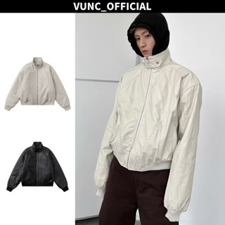 Áo khoác nam VUNC, thiết kế thích hợp thông thường của Mỹ, áo khoác da xe máy, áo khoác rộng rãi và đa năng