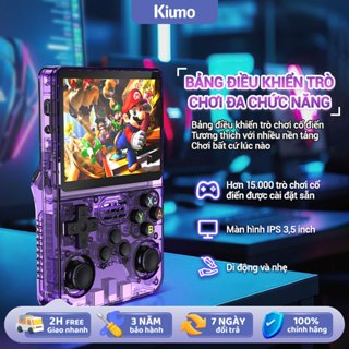 R36s Retro Máy Chơi Game Video Cầm Tay Hệ Thống Linux 3.5 Inch Màn Hình IPS Di Động Bỏ Túi Video 64GB Nguồn Mở