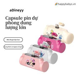  Sạc dự phòng mini Gấu Dâu không dây cắm trực tiếp pin dung lượng 5000mah sạc nhanh 20w pin sạc dự phòng sạc  sạc dựng phòng mini sạc dựng phòng 
