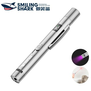 SmilingShark SD5313 Đèn pin Laser Pointer siêu sáng Con Trỏ Màu Đỏ Từ Tính 365nm Ánh Sáng Tím 4 Chế Độ Đèn Laser Sạc USB Cho Mèo Chơi, Dạy Pionter, Nhận Dạng Kho Báu
