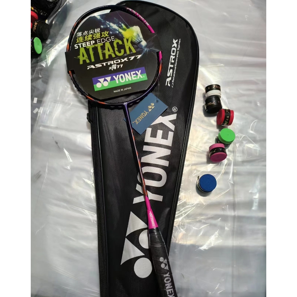 【Ready Stock】Vợt cầu lông YONEX ASTROX 77 PRO Chen Yu Fei Signature Limited Edition Vợt cầu lông car
