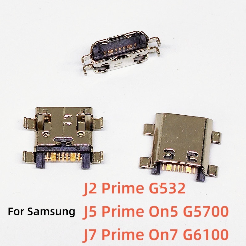10-100 Chiếc Micro Sạc Cắm Usb Đế Sạc Cổng Kết Nối Cho Samsung Galaxy J5 J7 J2 Prime ON5 G5500 ON7 G