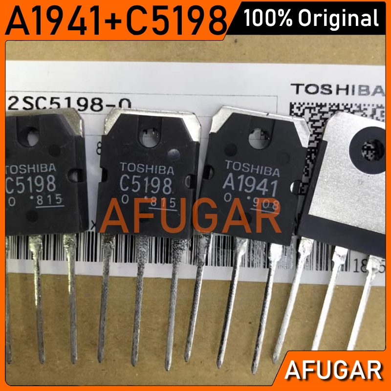 10 CÁI / 5 Cặp Chính Hãng 2SC5198 2SA1941 TO3P (5 CÁI A1941 + 5 CÁI C5198) TO-3P (10 CÁI A1941 + 10 
