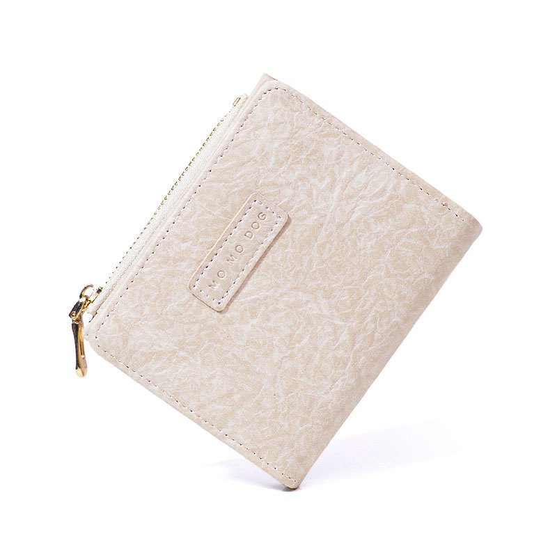 KAITIFEI Retro Ví Nhỏ  Ví Nữ Phần Ngắn Sinh Viên Châu Âu Và Mỹ Tươi Gấp Đơn Giản Khóa Văn Học Ví Nhỏ