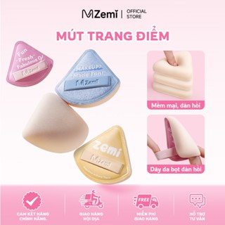 ZEMI Bông Phấn Bộ Mút Trang Điểm Chính Hãng - Siêu Mềm Mại, Dễ Tán, Không Thấm Kem Nền