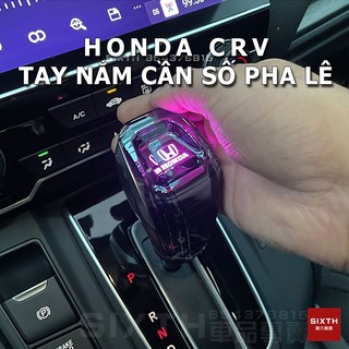  Tay Nắm Cần Số Pha Lê HONDA Pha Lê Có Đèn led CRV HRV CIVIC Accord phù hợp với Sửa đổi phụ tùng ô tô 