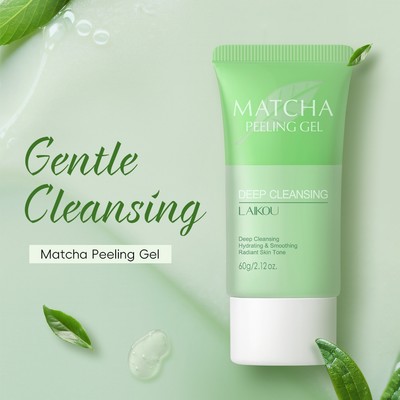 Mặt nạ gel chiết xuất trà xanh làm sạch sâu loại bỏ mụn đầu đen LAIKOU 60g