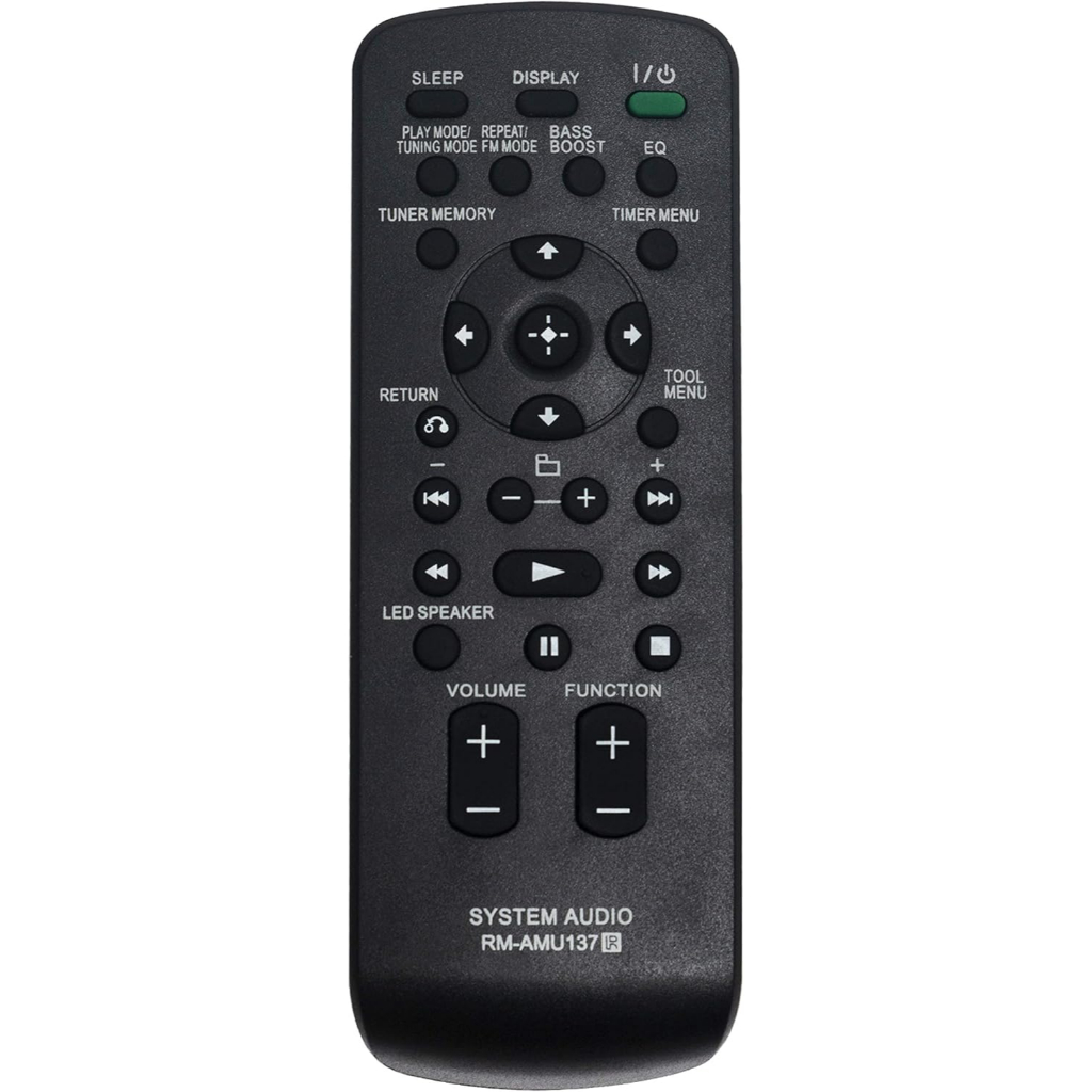 RM-AMU137 Reemplazo remoto para Sony Home Audio Docking System RDH-GTK33Ip RDH-GTK11iP FST-GTK11iP F