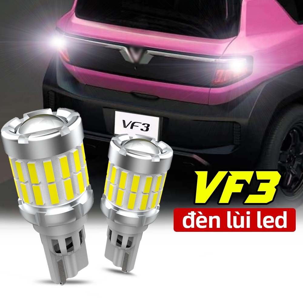 TUFFOO 2 CÁI VF3 Bóng đèn lùi LED T15 / W16W - Trắng