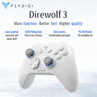 Bộ điều khiển chơi game Bluetooth không dây Flydigi Direwolf 3 chính hãng Hỗ trợ PC / NS / Android / iOS