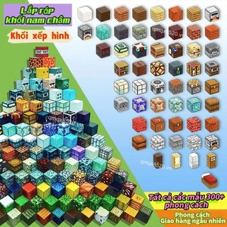 Đồ Chơi Mô Hình Lắp Ráp Kiến Trúc Đồ Chơi Khối Nam Châm Minecraft Xếp Hình Lắp Ráp Đồ Chơi DIY Các Block Từ Tính Cao Cấp