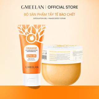 GMEELAN Chăm sóc tẩy tế bào chết toàn thân Tẩy Tế Bào Chết Da Mặt 50g và Xoài chà Tẩy Tê Bào Chết Body 350g