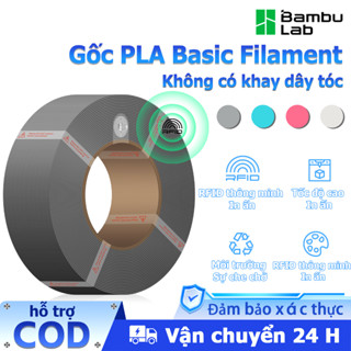 Bambu Lab Nhựa in 3D máy in Refill PLA Basic Filament 1.75mm Accuracy +/- 0.03mm with RFID for A1/A1 Mini/X1/P1 Series No Spool 1kg 3D Printer TZPB