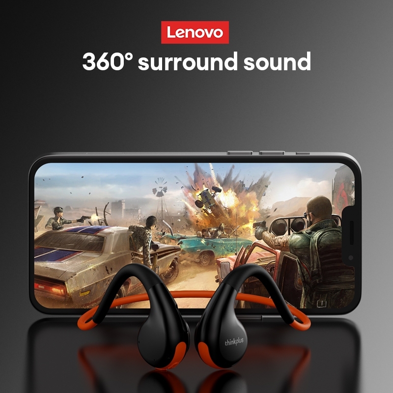 Tai nghe Bluetooth không dây dẫn xương Lenovo X7 Giảm tiếng ồn thông minh Cuộc gọi HD Âm thanh vòm âm thanh nổi | BigBuy360 - bigbuy360.vn