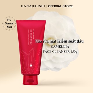 Sạch sẽ Lỗ chân lông Sữa rửa mặt HANAJIRUSHI Camellia dành cho Unsex Sữa rửa mặt axit amin dưỡng ẩm nhẹ 150g Chăm sóc da mặt