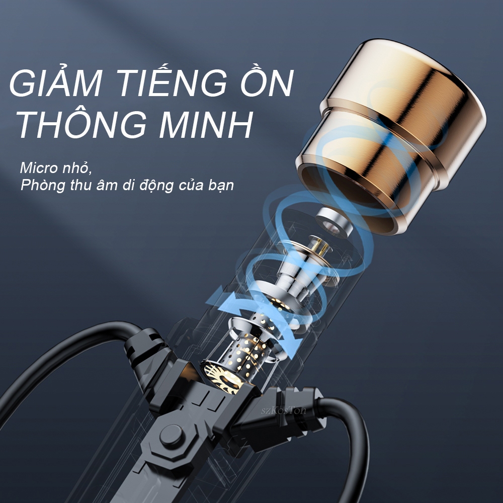Tai nghe SPRISE Có Dây Có Mic Sâu Bass Năng Động Karaoke Stereo Mới KT Kim Cương In-Ear 3.5 mm | BigBuy360 - bigbuy360.vn