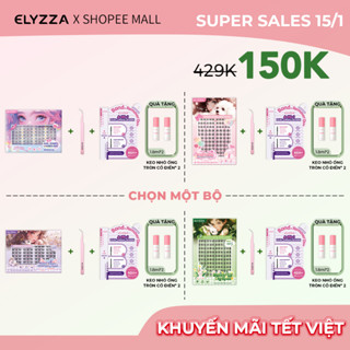 [CHÚC MỪNG TẾT NGUYÊN] Hộp Lớn Mi Giả Idol&Móng Vuốt Mèo(10-12mm), Lông Mi Giả Tự Nhiên Và Mi Cụm Dễ Dán, Mi Sợi Có Thể Sử Dụng Được Nhiều Lần