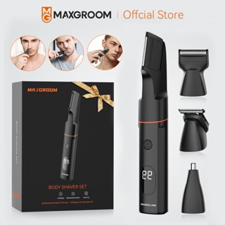 Tông đơ cạo lông MAXGROOM dao cạo lông vùng kín máy cạo râu đa năng 4 in 1 bịch dao cạo râu tông đơ cơ thể bikini cạo râu máy cạo lông mu máy cắt tóc mũi lông mũi lông máy cạo lông dao cạo lông mặt cạo lông toàn bộ tông đơ cắt tóc cắt tỉa lông mũi
