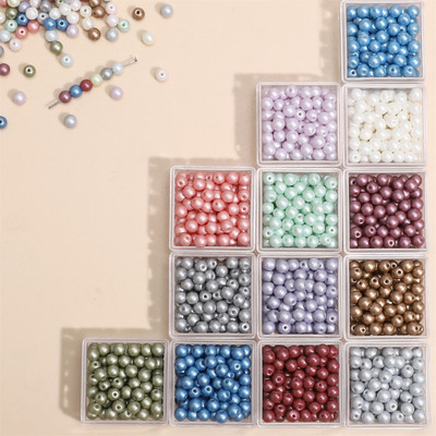 Beadia 100 miếng 4mm Siêu Cao Cấp Thủy Tinh Ngọc Trai Hạt Gạo Cho DIY Trang Sức Vòng Tay Vòng Cổ Làm Phụ Kiện